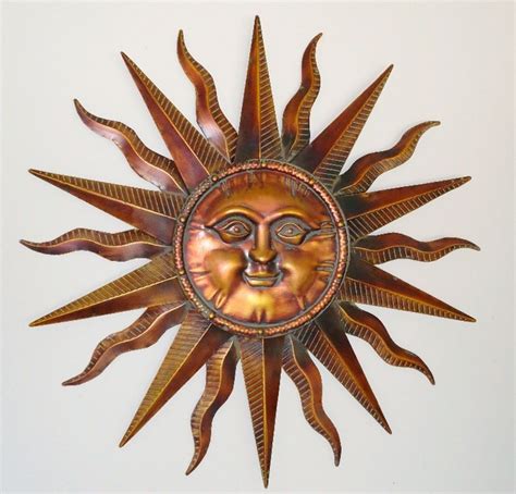 metal sun wall art